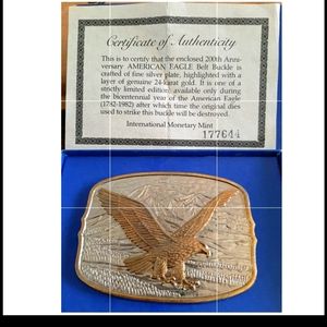 Belt buckle eagle limited addition